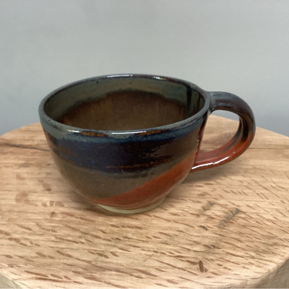 Hand Thrown Pottery Stoneware Mug / Cup - Ceramic Crafted - Excellent - Rare - Picture 2 of 11